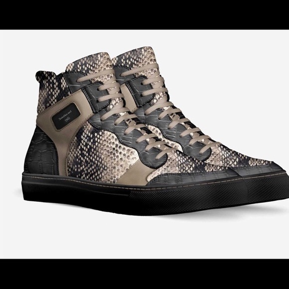 Unisex sneakers python print - Picture 3 of 7